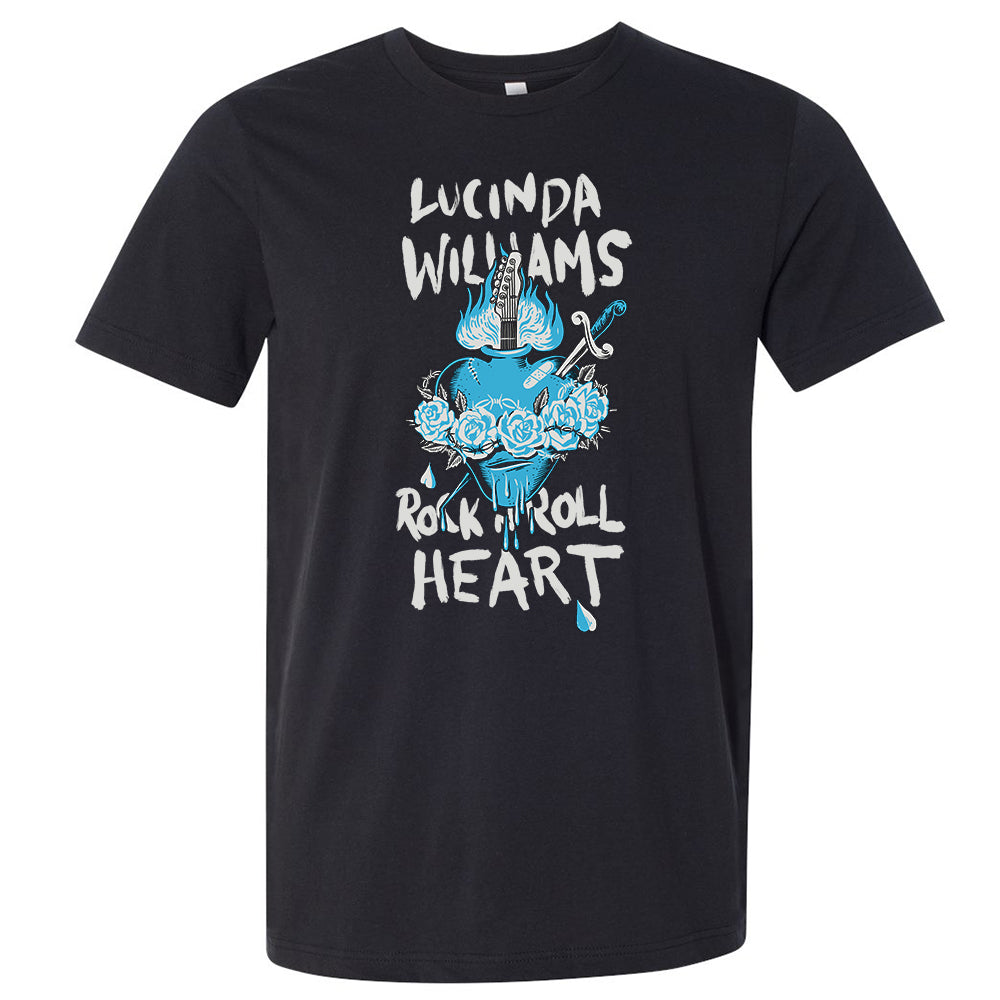 Rock N Roll Heart T - Black