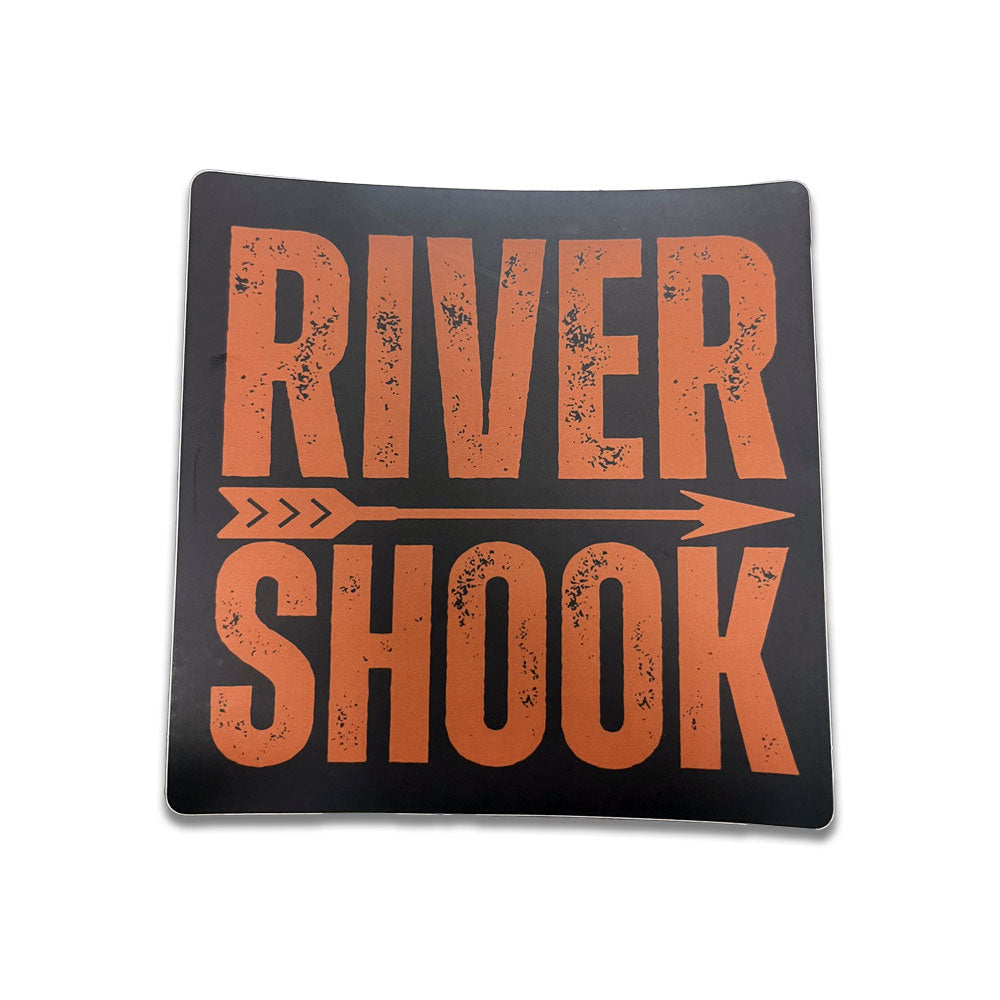 River Shook Arrow Sticker - Navy