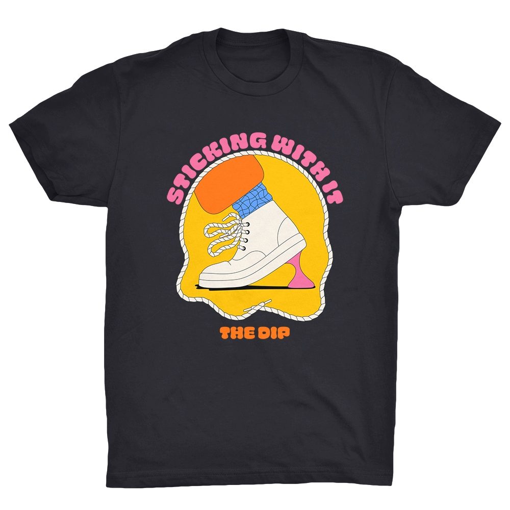 Sticking With It Shoe Comfort Colors T, Pepper