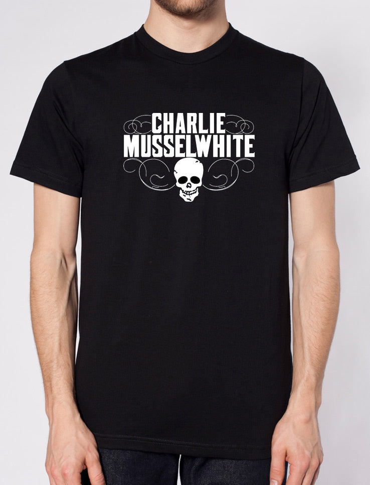Musselwhite Skull Logo Organic T - Black