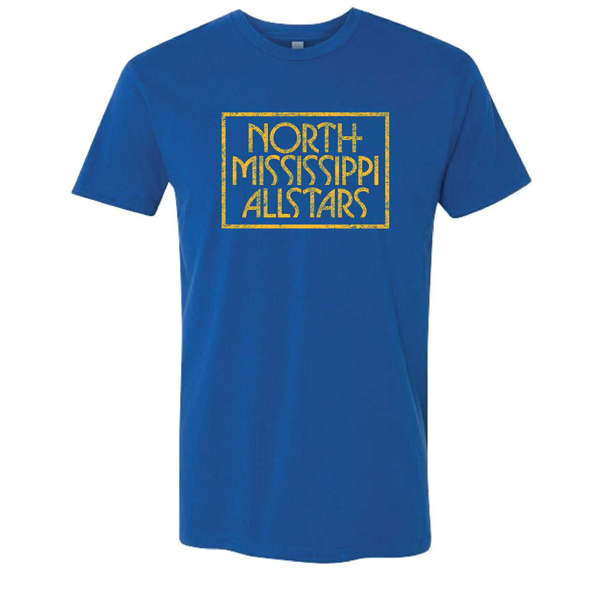 North Mississippi Allstars Distressed Logo T - Royal Blue