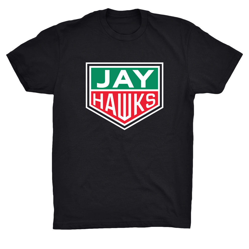 Jayhawks Tag T - Black