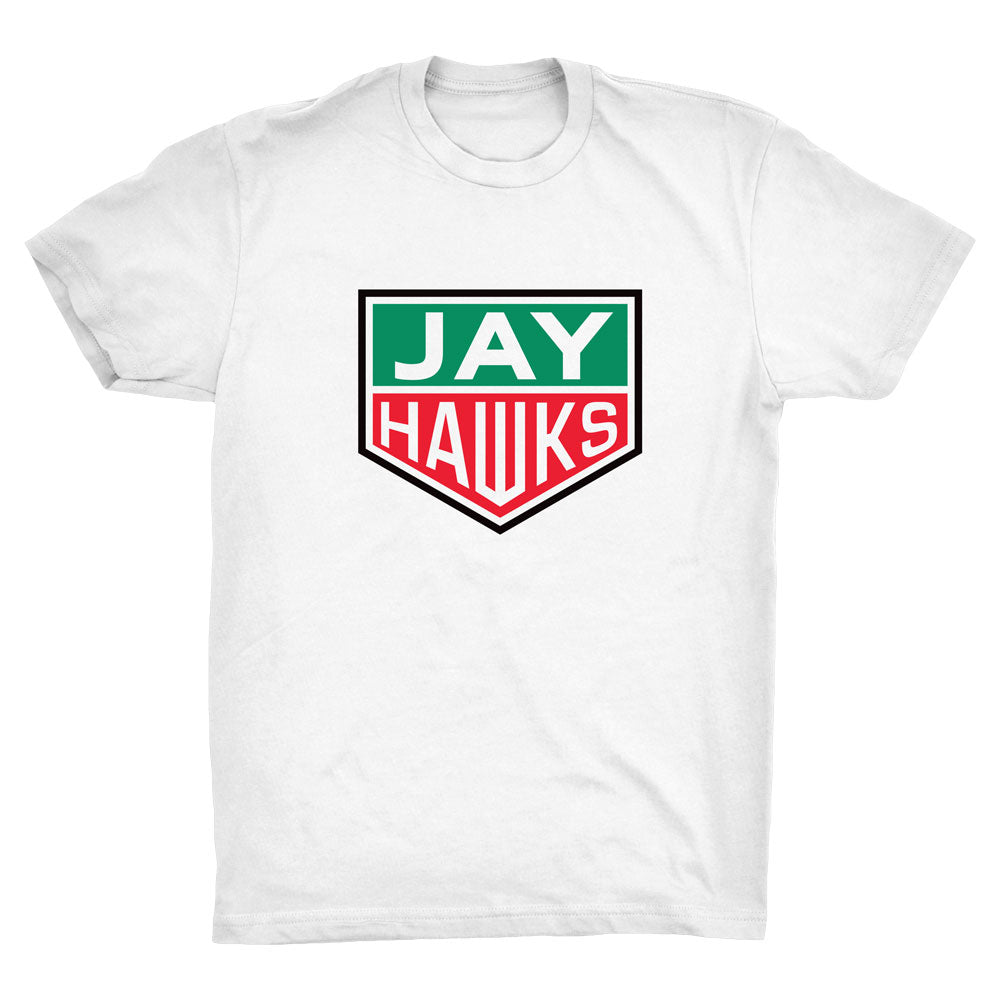 Jayhawks Tag T - White