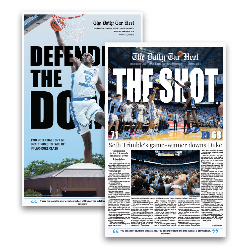 The Daily Tar Heel - Victory Paper + Rivalry Edition Bundle - February 9, 2026