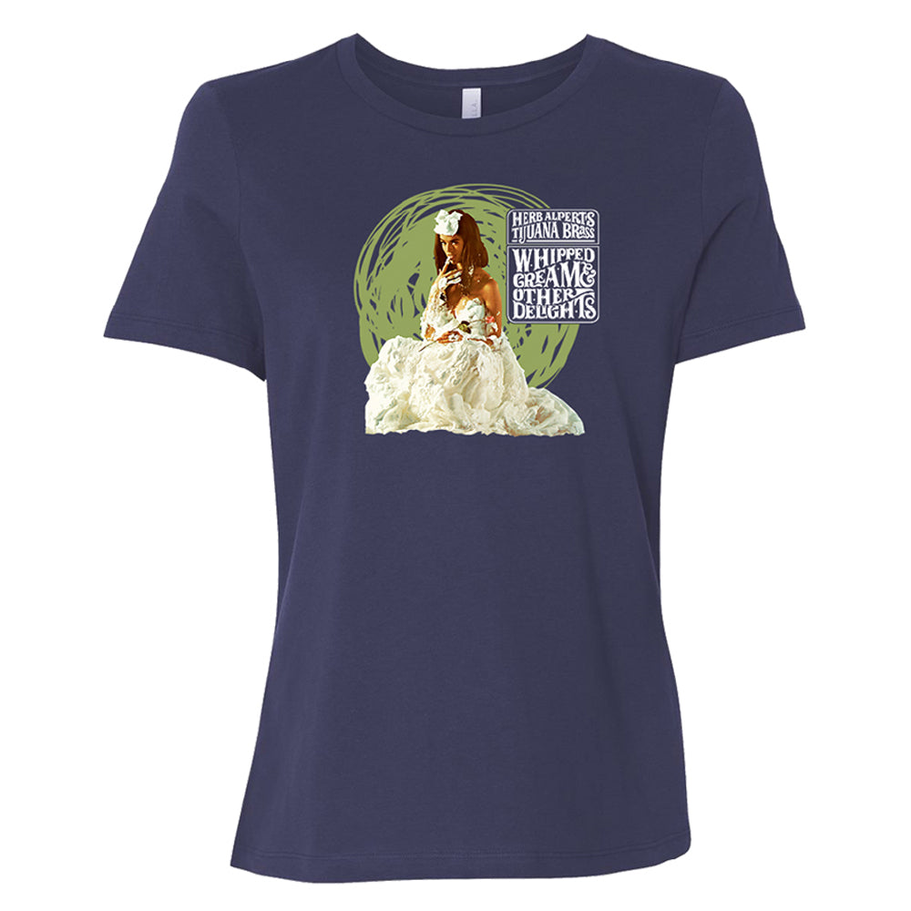 Women's Whipped Cream & Other Delights Album Cover T - Navy