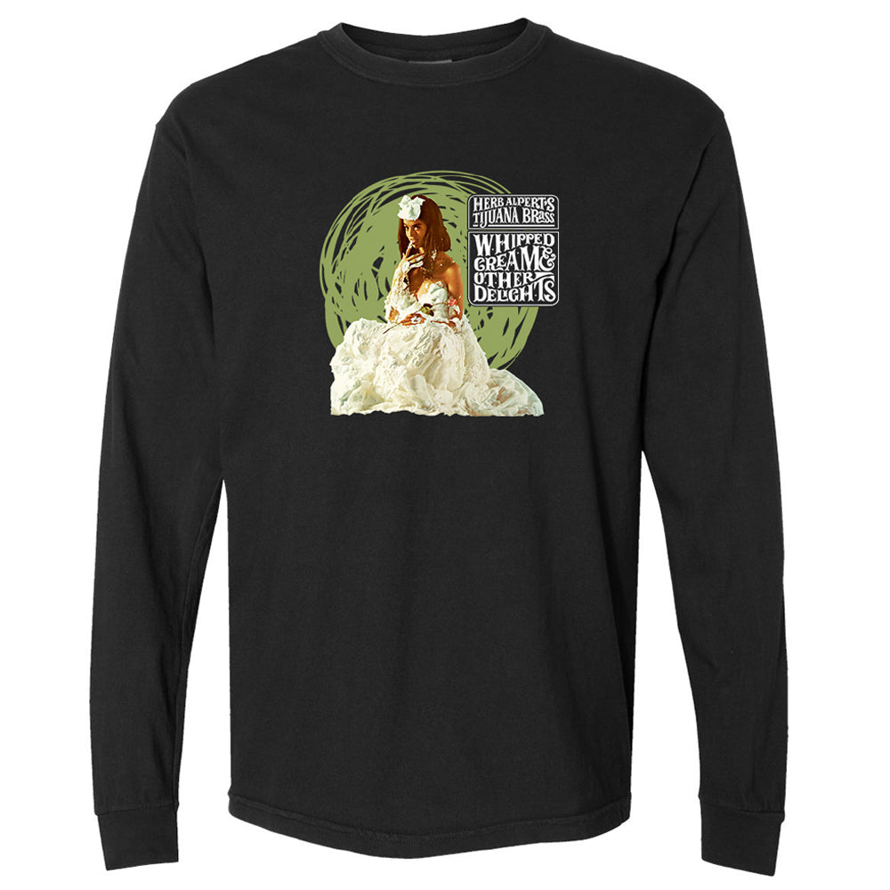 Long Sleeve Whipped Cream & Other Delights Album Cover T - Black