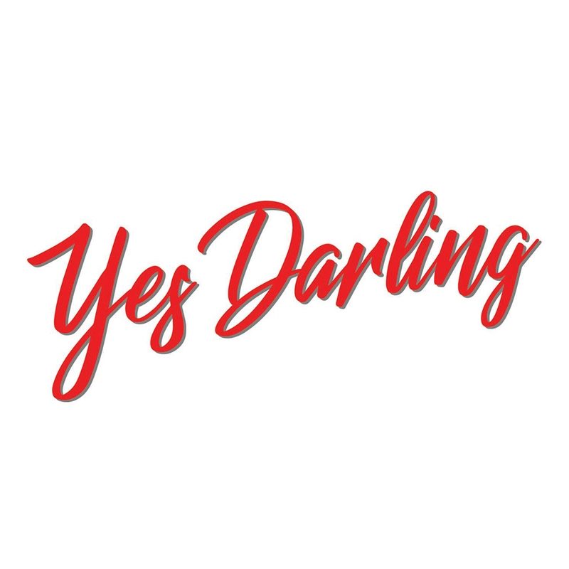 Yes Darling Vinyl Sticker