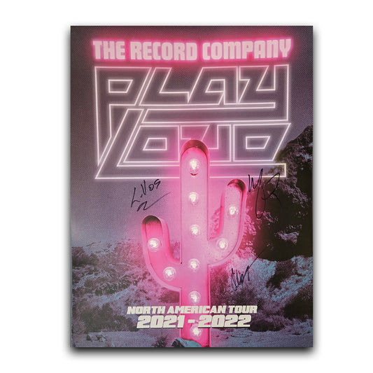 POSTER - The Record Company North American Tour 2021-2022 - AUTOGRAPHED