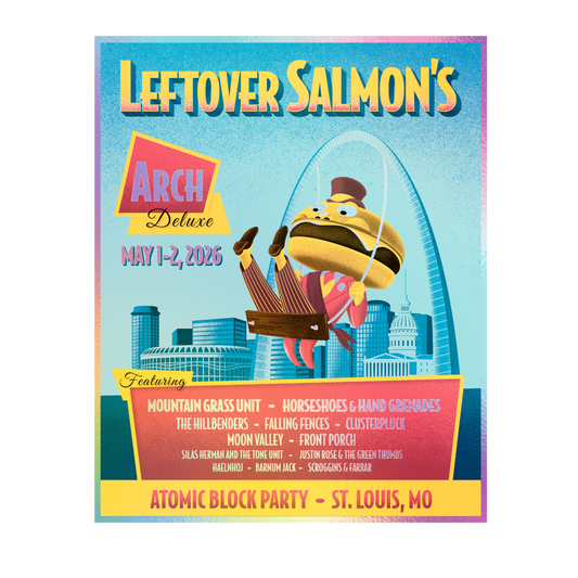 Poster - Leftover Salmon's Arch Deluxe - St. Louis, MO - May 1-2, 2026 (Foil Edition)