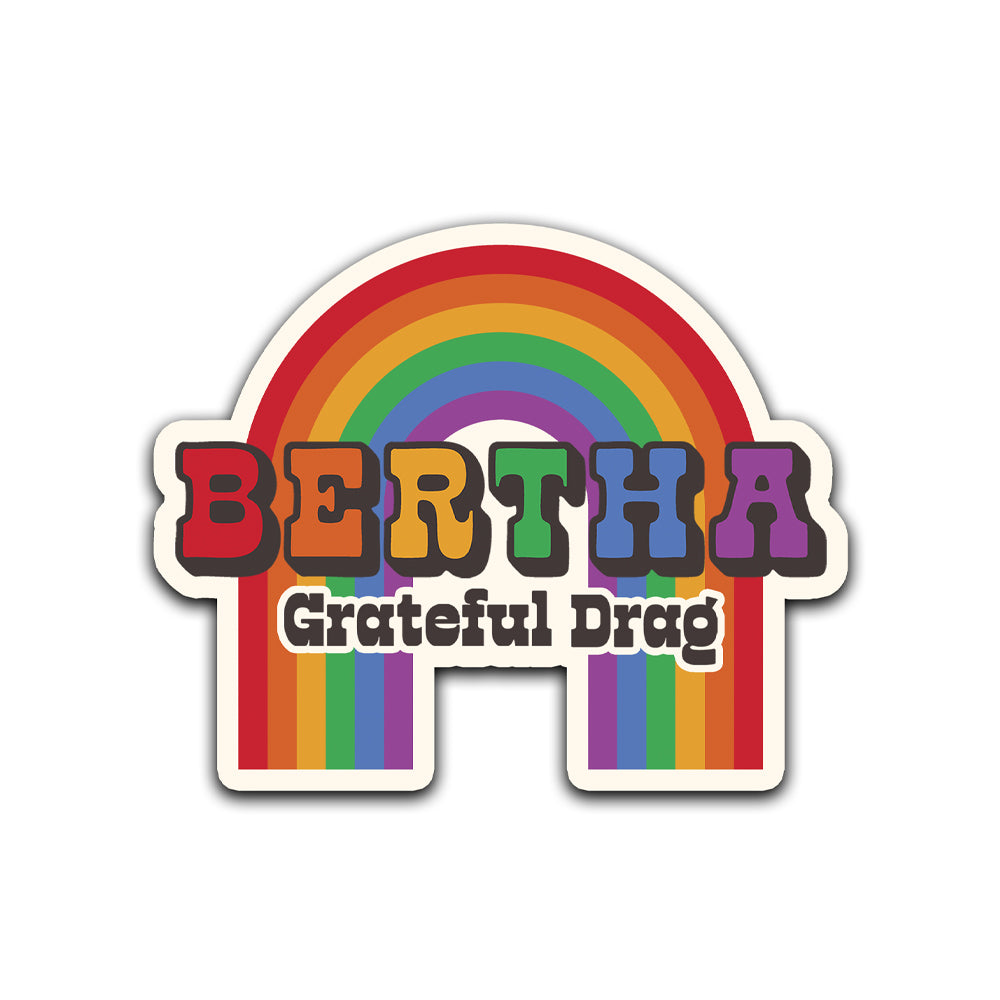 Bertha Rainbow Sticker