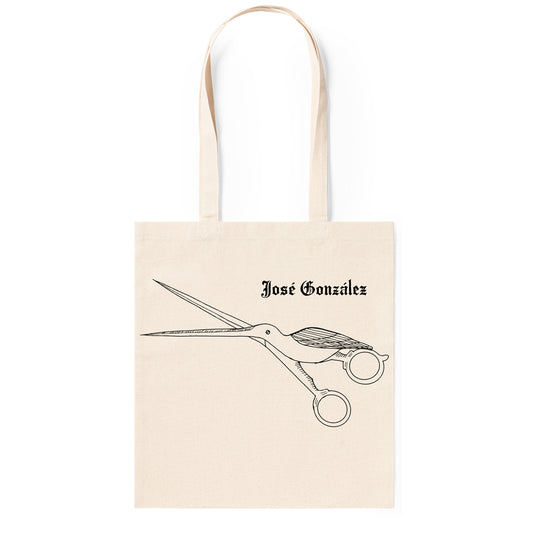 Scissor Bird Tote Bag