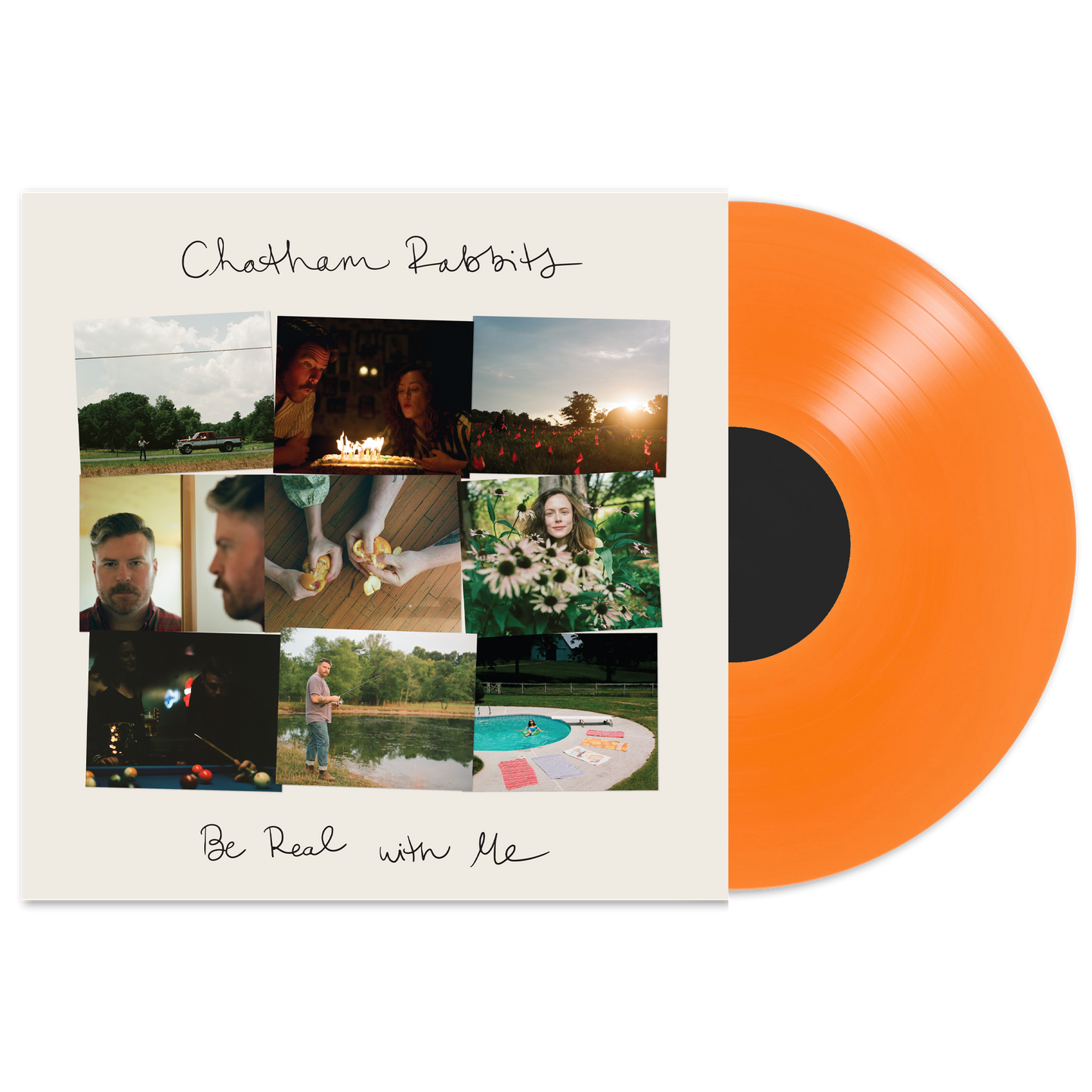 Be Real with Me LP - Orange Vinyl