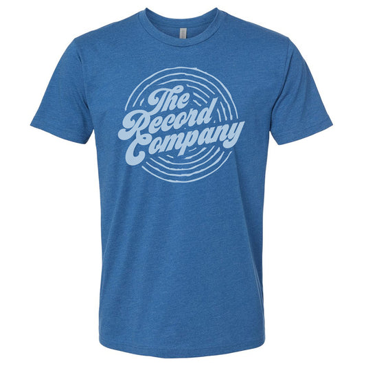 The Record Company Circle Logo T, Cool Blue