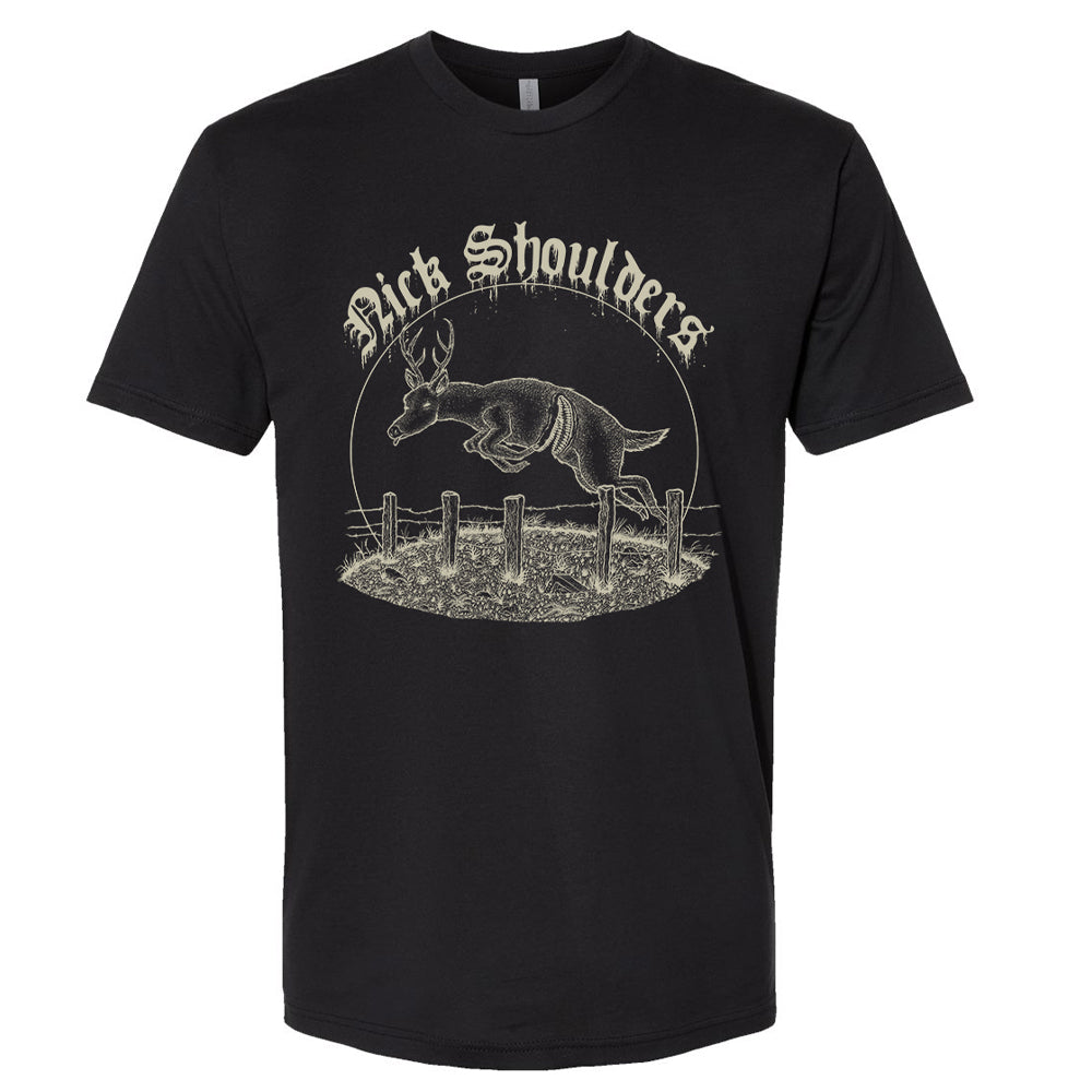 Nick Shoulders Deer T - Black