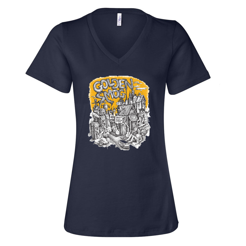 Golden Smog "Mars" Women's V-Neck