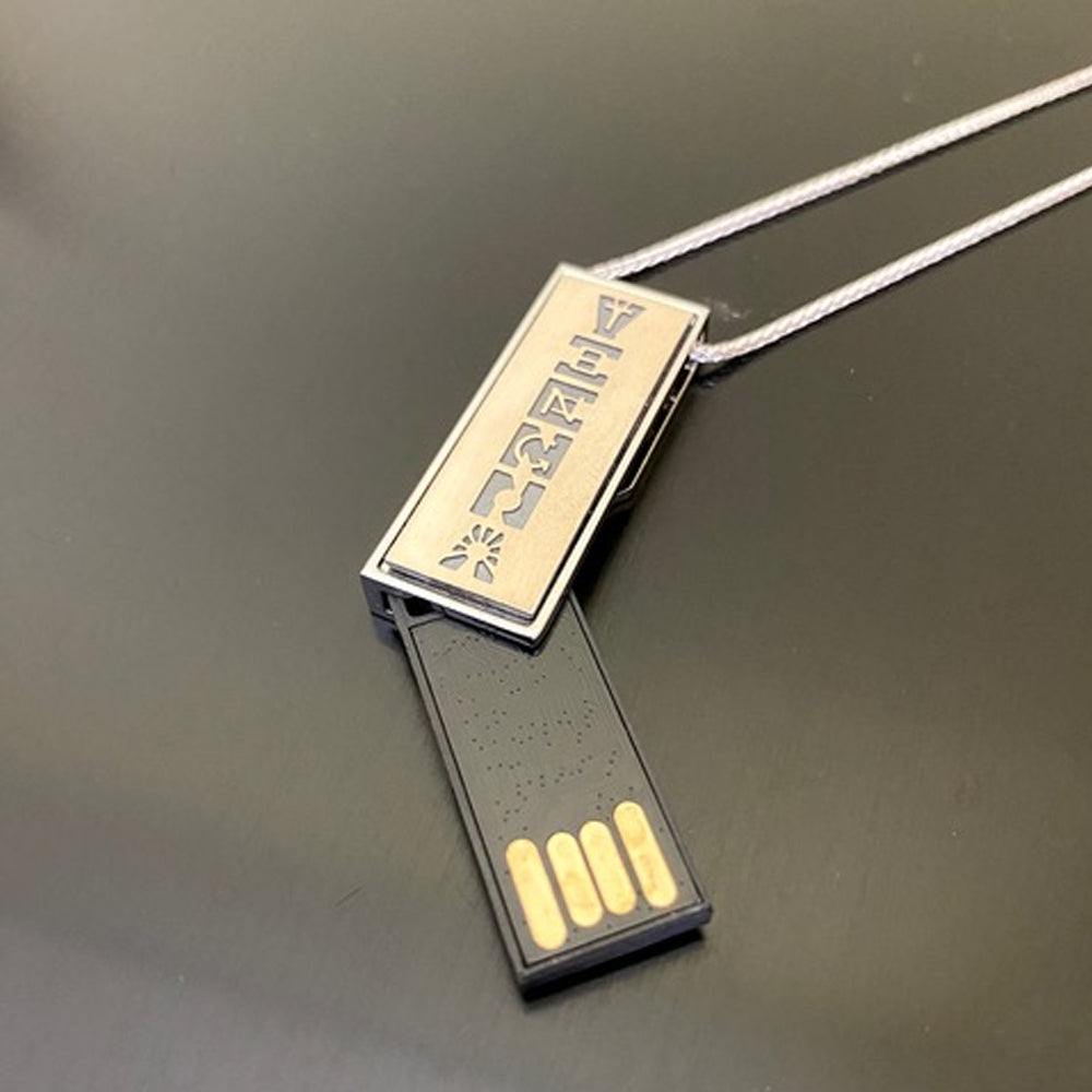Limited Edition Vienna Logo Flash Drive Necklace + Custom Video Message