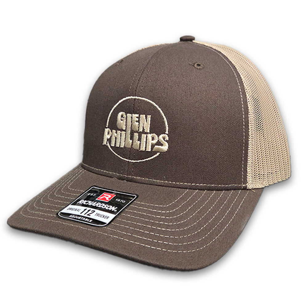 Glen Phillips Trucker Hat - Brown/Dark Khaki