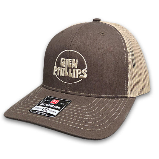 Glen Phillips Trucker Hat - Brown/Dark Khaki