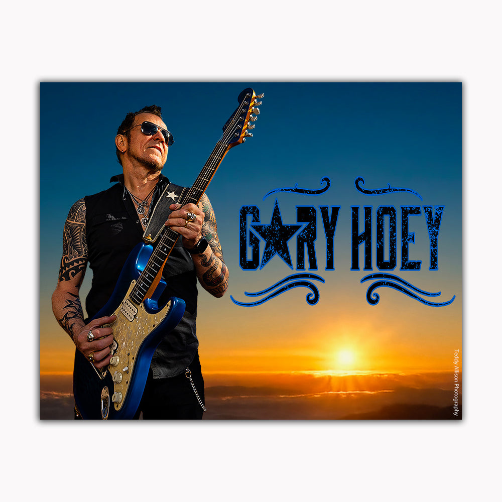 Gary Hoey 2025 8x10 - AUTOGRAPHED