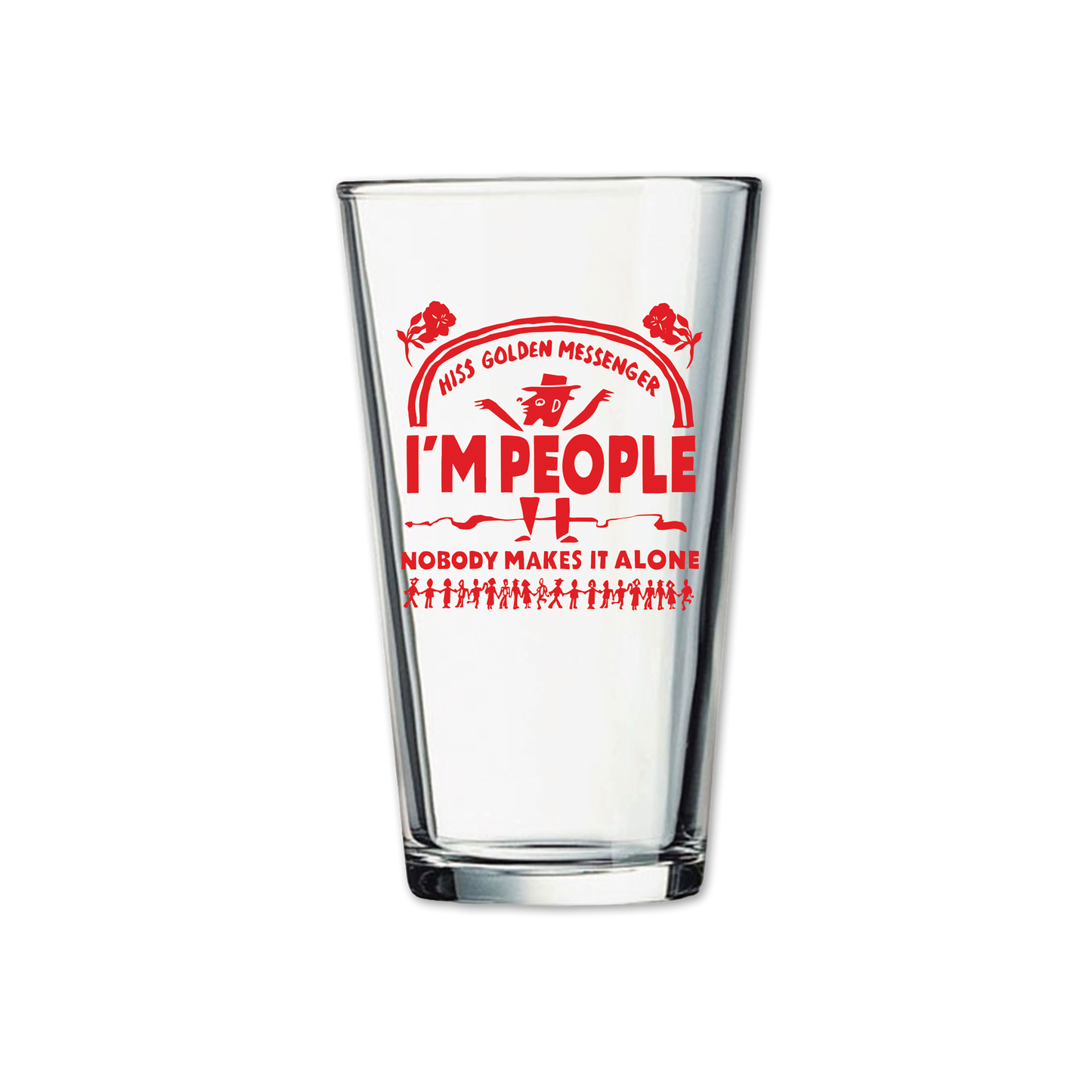 We're People Pint Glass
