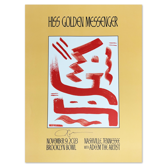 Brooklyn Bowl (11-9-23, Nashville, TN) Poster SIGNED