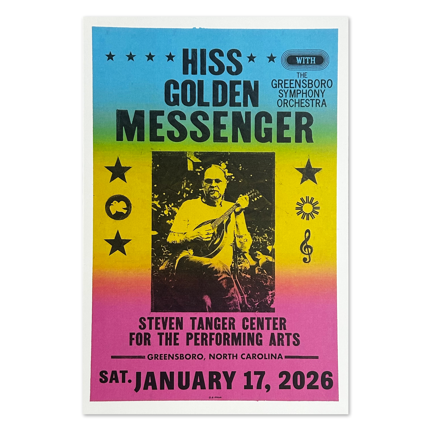 Steven Tanger Center (1-17-26 Greensboro, NC) Poster