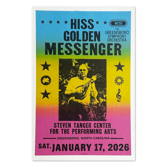 Steven Tanger Center (1-17-26 Greensboro, NC) Poster
