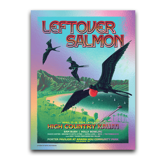 Poster - 4th Annual High Country Kaua'i - Kilauea, Hawaii - April 17-19, 2026 (Foil Version)