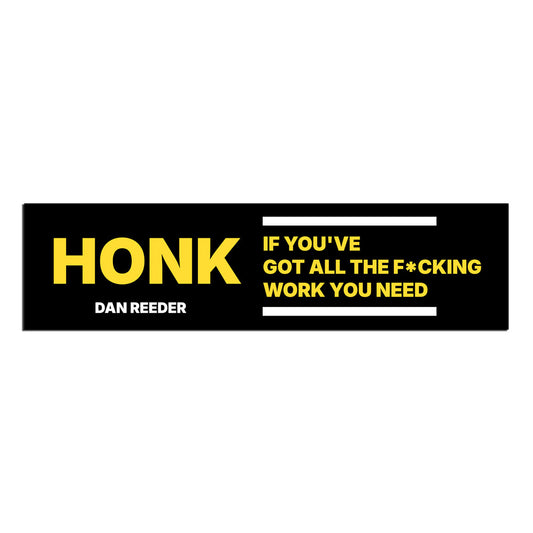 Honk Bumper Sticker