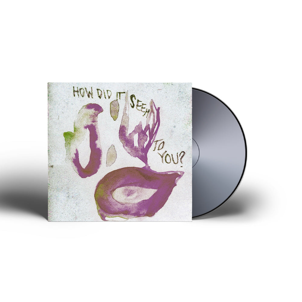 How Did It Seem To You? / The Only Thing Worse CD