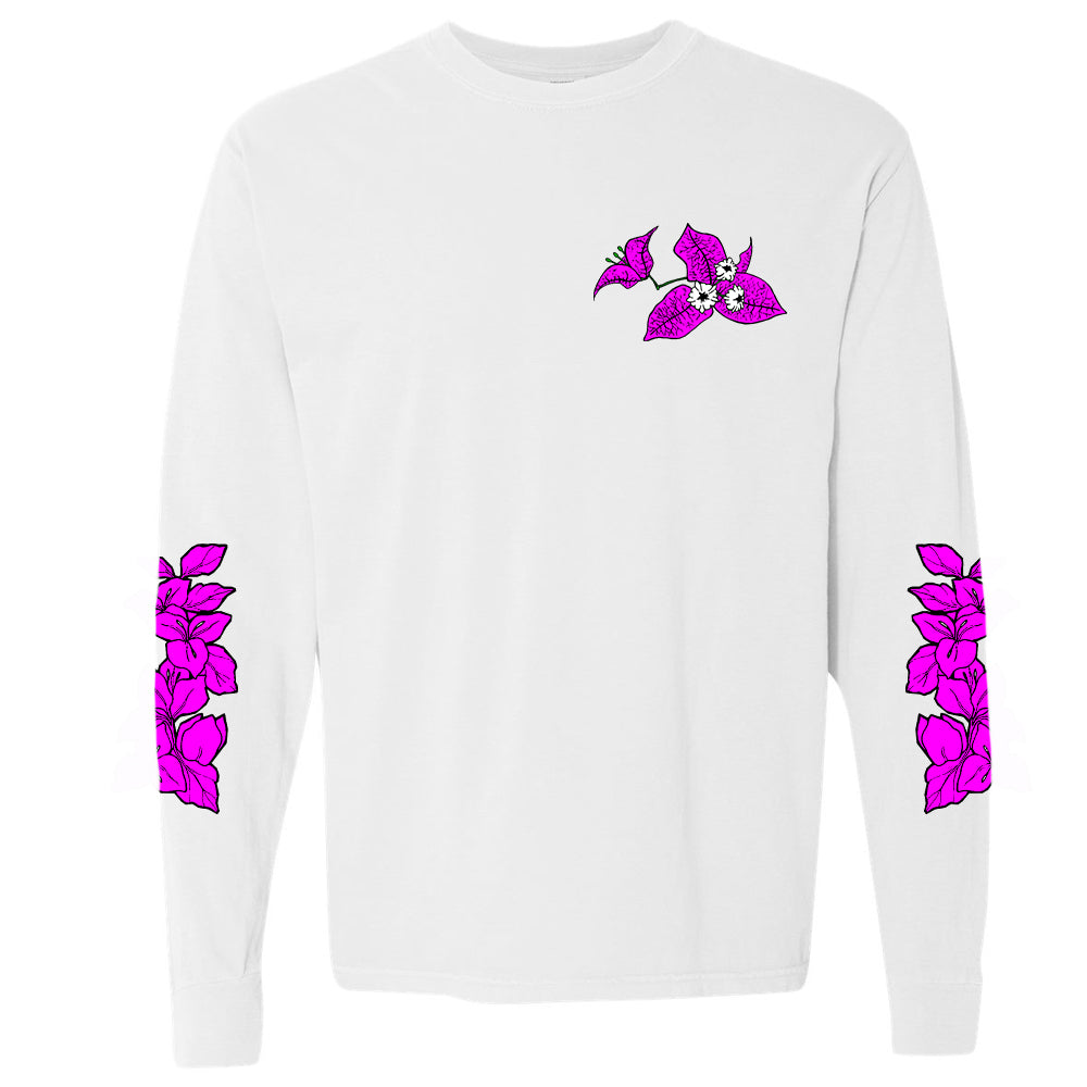 Bougainvillea Blues Long Sleeve T