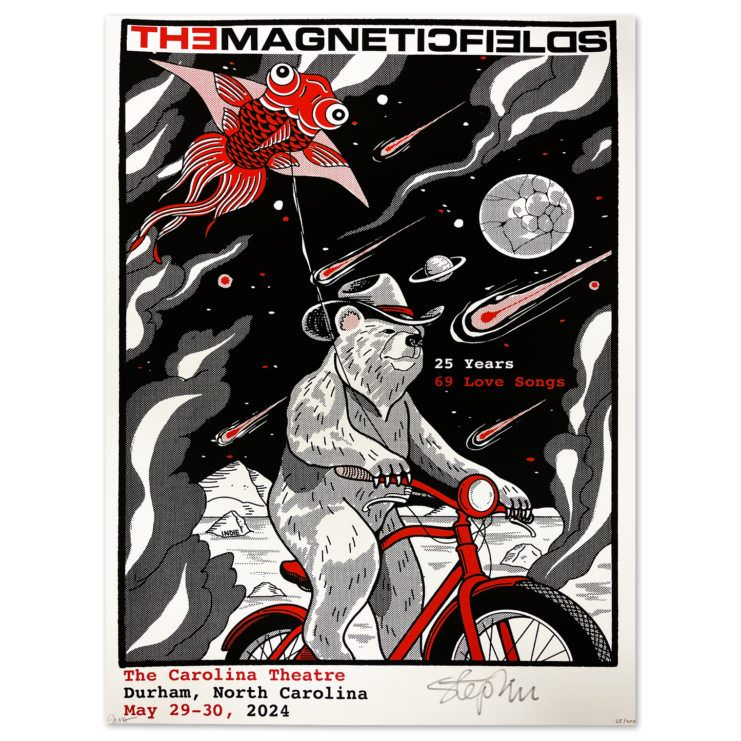 Carolina Theatre [May 29-30, 2024 Durham, NC] Poster (Signed Option Available)