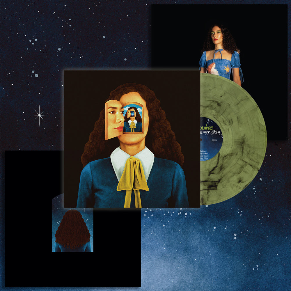 [PRE-ORDER] Neon Summer Skin LP - Smoked Olive Vinyl + Postcard 4 pack Bundle
