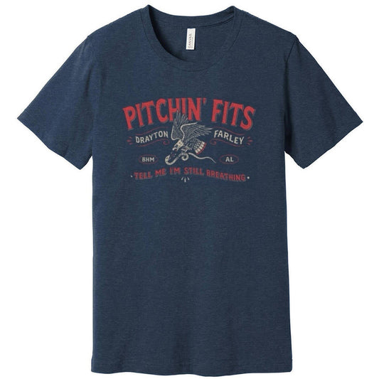 Pitchin' Fits T - Heather Navy