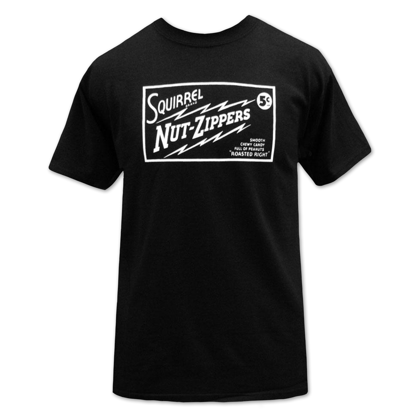 Roasted Right Logo on Black T