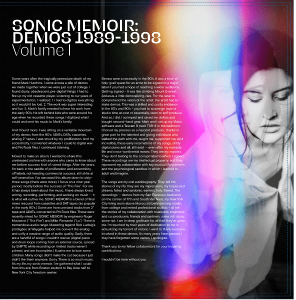 [PRE-ORDER] SONIC MEMOIR: Demos 1989-1998 7LP Boxset