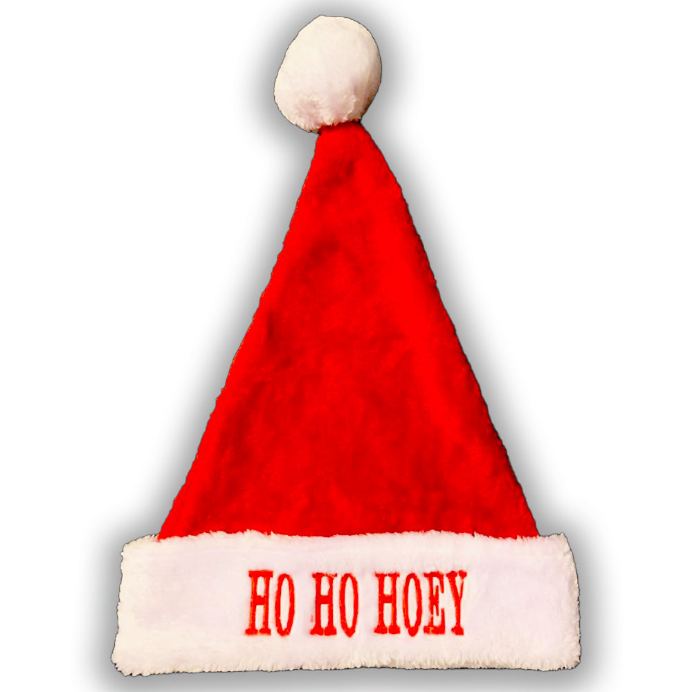 Embroidered Ho Ho Hoey Santa Hat