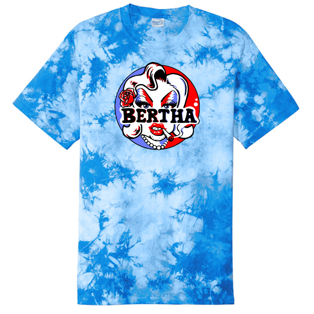 Bertha Tie Dye Logo T