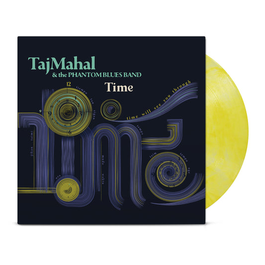 [PRE-ORDER] Taj Mahal & The Phantom Blues Band - Time LP - Limited Edition Egg Drop Color Vinyl