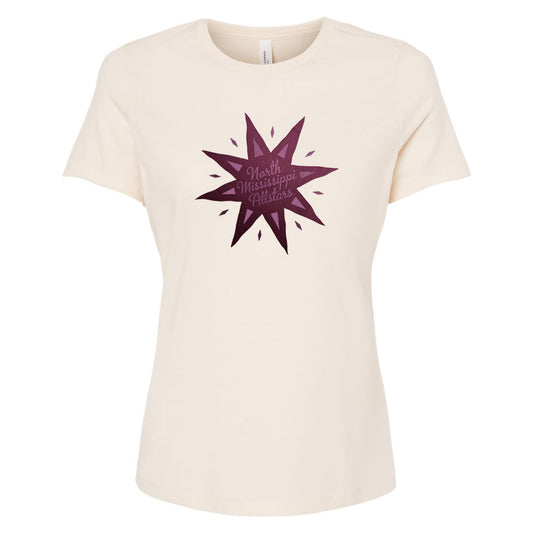 Women's NMA Purple Star T - Natural