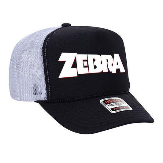[PRE-ORDER] Zebra Logo Trucker Hat - Black/White