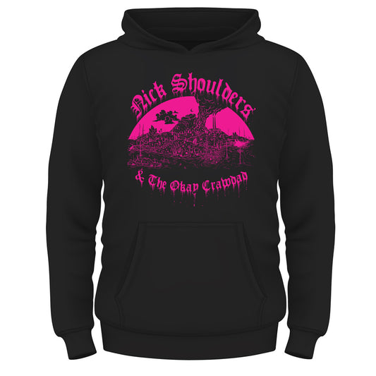 All Bad Pullover Hoodie - Hot Pink