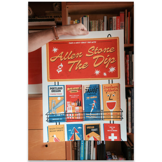 Allen Stone x The Dip - August 2025 Tour Poster