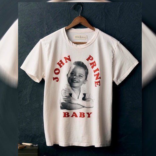 The  "John Prine Baby" T from imogene + willie