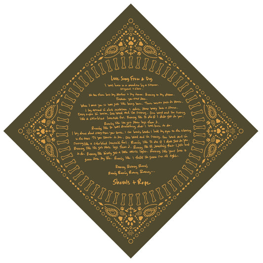 Love Song From a Dog Bandana, Army Olive