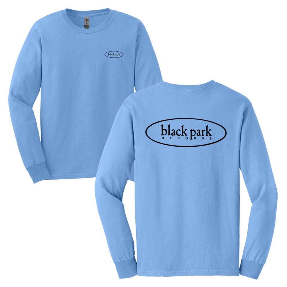Black Park Records Long Sleeve T, Carolina Blue