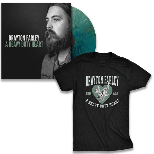 [PRE-ORDER] A Heavy Duty Heart LP - Rough Seas Vinyl + Eagle T-Shirt Bundle