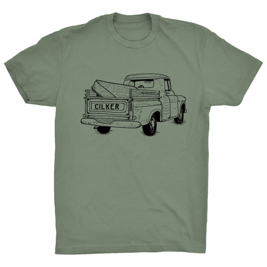 Pickup Truck T - Sage Green