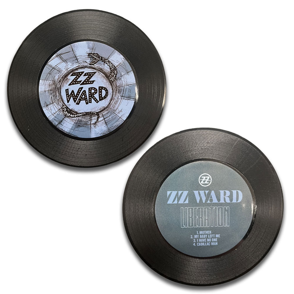 ZZ Ward Vinyl Coaster - 2 Pack