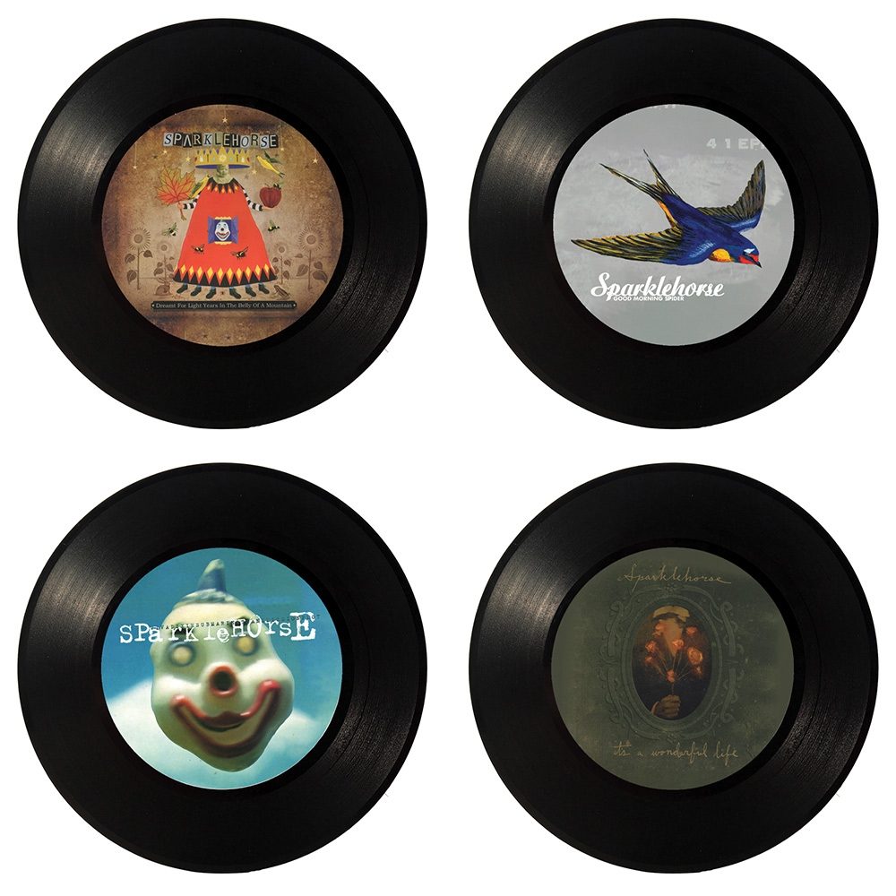 Mini Records Coaster 4-Pack